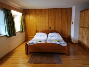 Postel nebo postele na pokoji v ubytování Hoamatleuchten