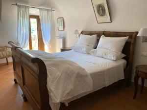 Letto o letti in una camera di Visione via Peltuino 19