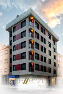 a renderización de un edificio de apartamentos en Aparthotel Essenzia de Castilla en Aranda de Duero