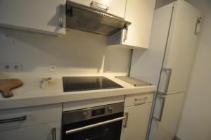 Kuchyň nebo kuchyňský kout v ubytování sassenage au pied du Vercors 2 appartements