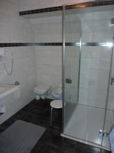 Koupelna v ubytování Hotel Alte Post