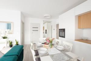 Kuchyňa alebo kuchynka v ubytovaní Apartament Balticus Deluxe