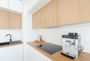 Kuchyňa alebo kuchynka v ubytovaní Apartament Balticus Deluxe