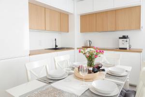 Kuchyňa alebo kuchynka v ubytovaní Apartament Balticus Deluxe