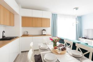 Kuchyňa alebo kuchynka v ubytovaní Apartament Balticus Deluxe