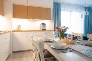 Kuchyňa alebo kuchynka v ubytovaní Apartament Balticus Deluxe
