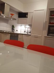 Kuchyň nebo kuchyňský kout v ubytování B&B RUFHOUSE