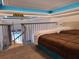 Postel nebo postele na pokoji v ubytování Apartaments Vicus 3 con vistas a la Plaza Mayor de Vic
