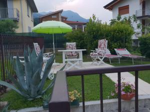 Zahrada ubytování B&B RUFHOUSE