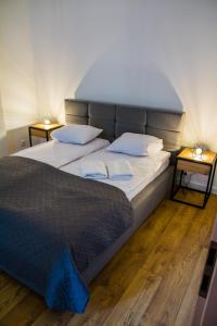 Кровать или кровати в номере Ósemka
