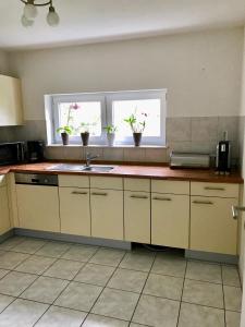 A kitchen or kitchenette at Ferienwohnung Annabelle