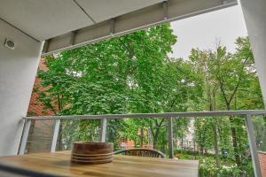 Balkón alebo terasa v ubytovaní Sherlock Apartment