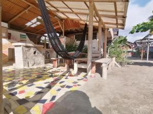 Balkón nebo terasa v ubytování La Casa Mompiche