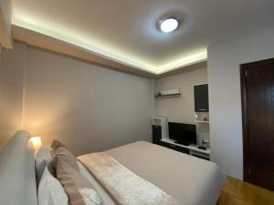 Llit o llits en una habitació de Studio SM Kragujevac