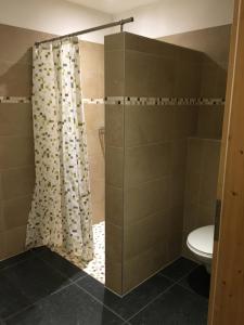 Koupelna v ubytování B&B Alte Sägemühle Schlommefurth