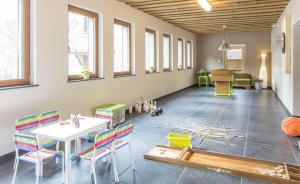 Posezení v ubytování B&B Alte Sägemühle Schlommefurth