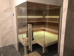 A bathroom at Chalet Wirklich Wunderbar