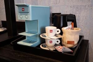 
Coffee and tea-making facilities at De Ware Jacob Boutique Hotel
