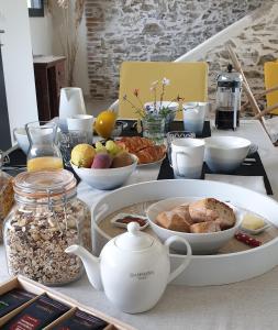 Možnosti raňajok pre hostí v ubytovaní Le Grand Jardin