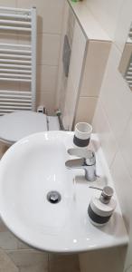 Kúpeľňa v ubytovaní Chata SPOLUNAKOLE - Český ráj
