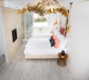 Postel nebo postele na pokoji v ubytování LOFT PLAYA SALINAS CALPE, Grupo Terra de Mar, alojamientos con encanto