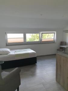 Postel nebo postele na pokoji v ubytování Business Apartment Turgi