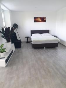 Postel nebo postele na pokoji v ubytování Business Apartment Turgi
