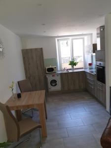 Kuchyň nebo kuchyňský kout v ubytování Business Apartment Turgi