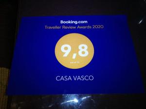 CASA VASCO tanúsítványa, márkajelzése vagy díja