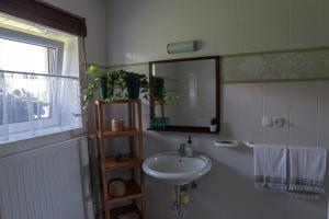 Koupelna v ubytování Hiša Antonija