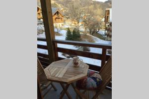 Το Chaleureux studio Valloire pied des pistes τον χειμώνα