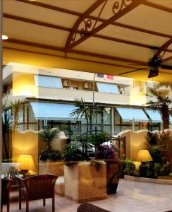 A seating area at Hotel Marconi