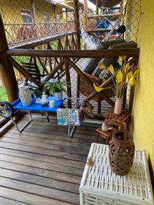 Balkón nebo terasa v ubytování Condomínio Summer House, Itacimirim