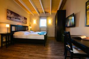 Postel nebo postele na pokoji v ubytování FINCA SUN CLUB home + 9 fotografií