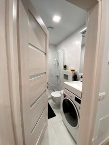 Bilik mandi di Wolfie Apartment