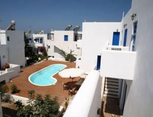The swimming pool at or close to Apollon Rooms