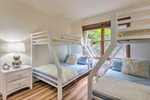 Postel nebo postele na pokoji v ubytování Blue Ridge Mtn Views Condo with Furnished Balcony