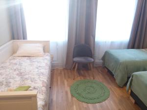 Postel nebo postele na pokoji v ubytování Nurmbergi Maja