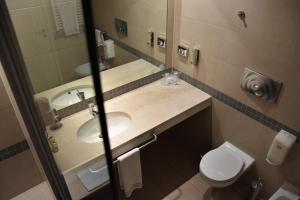Koupelna v ubytování Hotel Motel Prestige