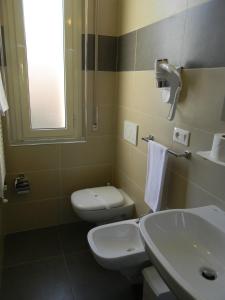 Koupelna v ubytování Hotel Parma Mare