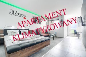 Posezení v ubytování Top Oder Apartments- private parking