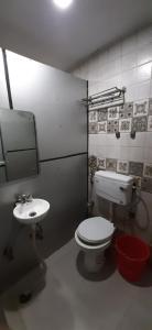 Koupelna v ubytování Comfort Stay Hostel