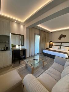 O zonă de relaxare la ABATON Luxury Resort