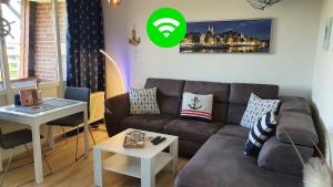 Χώρος καθιστικού στο PEMATRA Ferienwohnungen Ostseestrasse 2 +30 φωτογραφίες