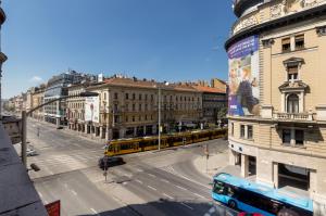 Výhľad na mesto Budapešť alebo výhľad na mesto priamo z penziónu