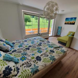 Postel nebo postele na pokoji v ubytování Apartma Rožle + 37 fotografií