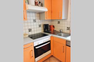 Kuchyňa alebo kuchynka v ubytovaní Gemütliches Ferienhaus am Waldrand