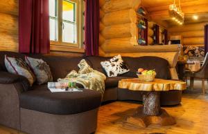 Posezení v ubytování Alpenchalet St.Ulrich
