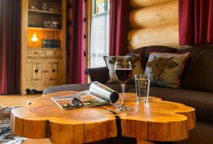 Posezení v ubytování Alpenchalet St.Ulrich