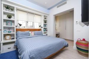 Postel nebo postele na pokoji v ubytování Luxurious Villa MALOMAR + 23 fotografií